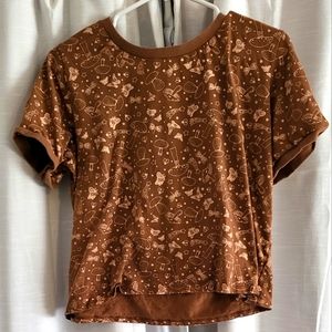 Mushroom and Butterfly t-shirt